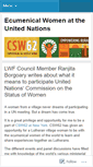Mobile Screenshot of ecumenicalwomen.org